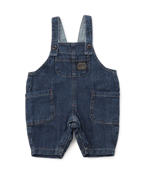 BREEZE(ブリーズ)の「ベビーサロペット(その他ベビーウェア・キッズ・キナリ/ネイビー/その他10・70/80)」の1枚目の写真