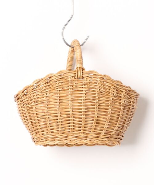 Marie-Louise（マリ－・ルイ－ズ）の「【UTIL/ユティル】ナイール オーバルワンハンドルバスケットS/#UT 026（かごバッグ・レディース・ナチュラル・FREE）」の2枚目の写真