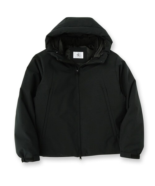 tk.TAKEO KIKUCHI（ティーケータケオキクチ）の「【撥水】フーデットインシュレーションブルゾン（ブルゾン・メンズ・ダークグレー/ブラック・01/02/03）」の3枚目の写真