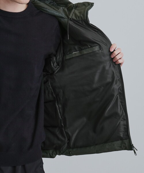 tk.TAKEO KIKUCHI（ティーケータケオキクチ）の「【撥水】フーデットインシュレーションブルゾン（ブルゾン・メンズ・ダークグレー/ブラック・01/02/03）」の7枚目の写真