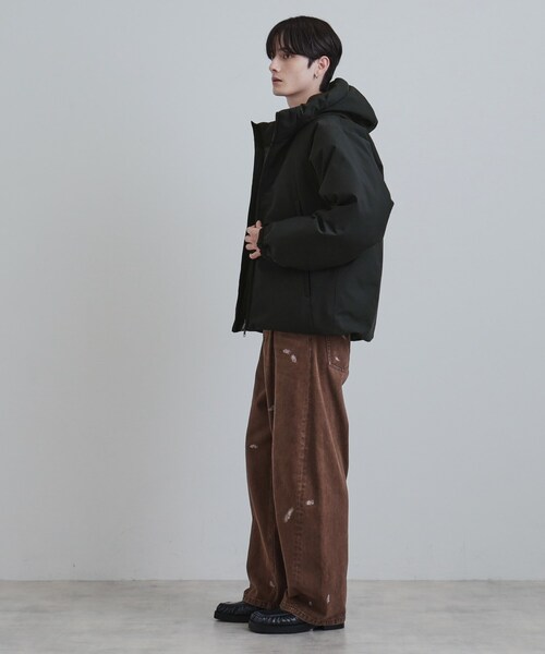 tk.TAKEO KIKUCHI（ティーケータケオキクチ）の「【撥水】フーデットインシュレーションブルゾン（ブルゾン・メンズ・ダークグレー/ブラック・01/02/03）」の11枚目の写真