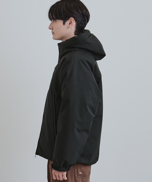 tk.TAKEO KIKUCHI（ティーケータケオキクチ）の「【撥水】フーデットインシュレーションブルゾン（ブルゾン・メンズ・ダークグレー/ブラック・01/02/03）」の15枚目の写真