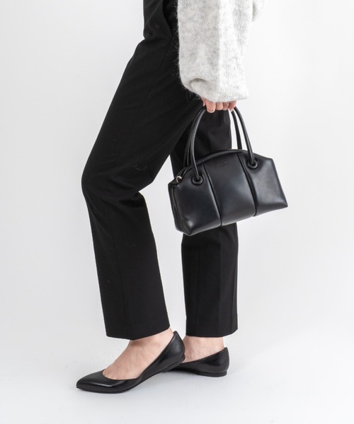 ADD CULUMN（アドカラム）の「【ADD CULUMN/アドカラム】2WAY ショルダーバッグ ハンドバッグ PUFF CLASP BOSTON S（ハンドバッグ・レディース・ブラック/ブラウン・FREE）」の10枚目の写真