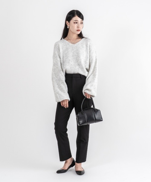 ADD CULUMN（アドカラム）の「【ADD CULUMN/アドカラム】2WAY ショルダーバッグ ハンドバッグ PUFF CLASP BOSTON S（ハンドバッグ・レディース・ブラック/ブラウン・FREE）」の15枚目の写真
