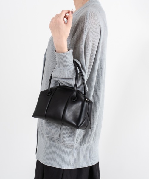 ADD CULUMN（アドカラム）の「【ADD CULUMN/アドカラム】2WAY ショルダーバッグ ハンドバッグ PUFF CLASP BOSTON S（ハンドバッグ・レディース・ブラック/ブラウン・FREE）」の16枚目の写真