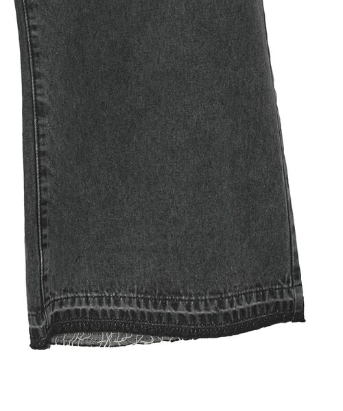 Green Parks(グリーンパークス)の「タックワイドデニムパンツ(デニムパンツ・レディース・インディゴブルー/ブラック・FREE)」の20枚目の写真