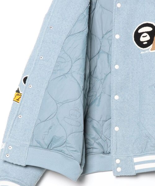 AAPE BY A BATHING APE スウェット スタジャン S(M相当) AAPE VARSITY JACKET（スタジャン）｜AAPE BY A BATHING APE