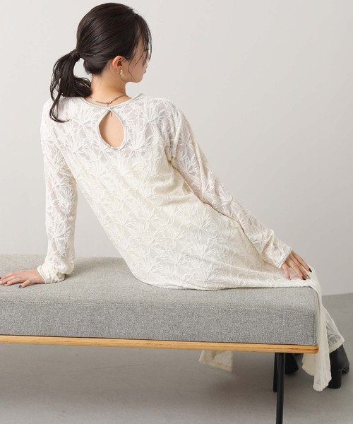 Gready Brilliant(グレディブリリアン)の「シアーレースフレアワンピ(ワンピース・レディース・アイボリー/ブラック・FREE)」の1枚目の写真