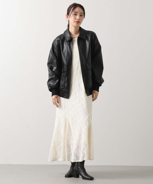 Gready Brilliant(グレディブリリアン)の「シアーレースフレアワンピ(ワンピース・レディース・アイボリー/ブラック・FREE)」の18枚目の写真