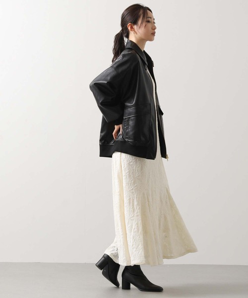 Gready Brilliant(グレディブリリアン)の「シアーレースフレアワンピ(ワンピース・レディース・アイボリー/ブラック・FREE)」の19枚目の写真