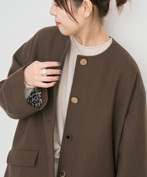 Spick & Span｜スピック アンド スパンのノーカラーコート通販