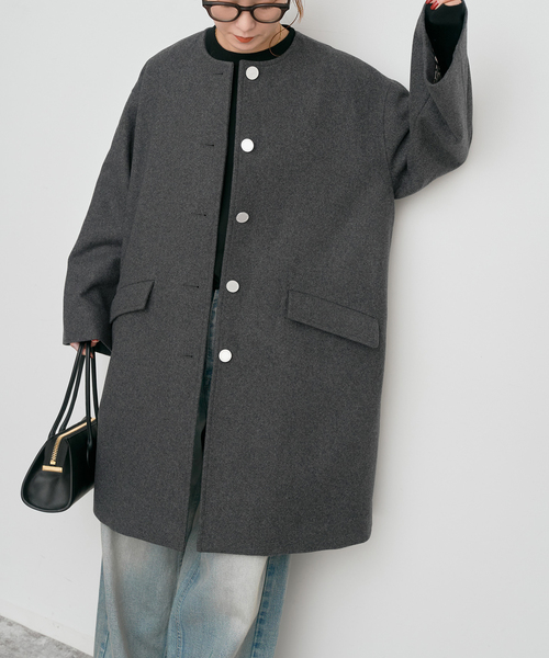 セール】TRADITIONAL WEATHERWEAR / 別注LINTON N/C*（ノーカラー