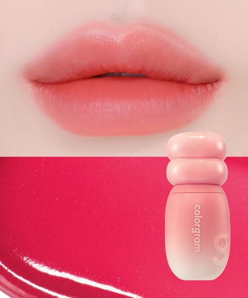 colorgram（カラーグラム）の「ジューシージャムブラーティント（口紅/リップティント/グロス・レディース・01 マンゴータンジェリン/02 ジューシーグレープフルーツ/06 アイシーラズベリー/04 サニートマト/07 レディッシュライチ/08 グレーピーチェリー/09 めろもも/03 ピンクピーチ/05 ホワイトストロベリー・FREE）」の20枚目の写真