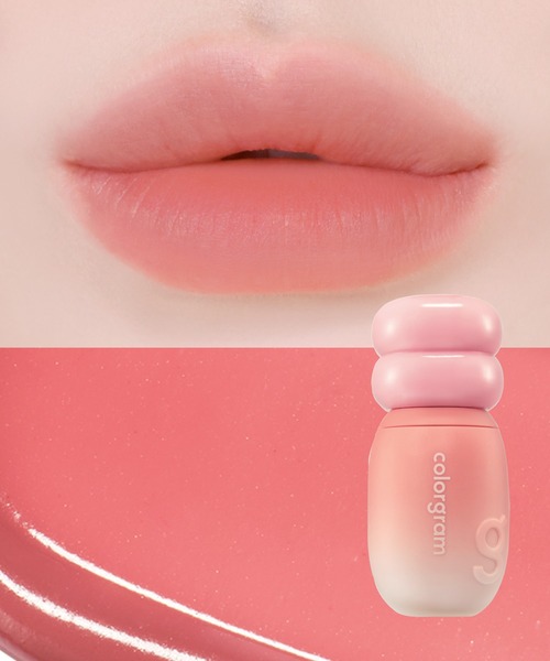 colorgram（カラーグラム）の「ジューシージャムブラーティント（口紅/リップティント/グロス・レディース・01 マンゴータンジェリン/02 ジューシーグレープフルーツ/06 アイシーラズベリー/04 サニートマト/07 レディッシュライチ/08 グレーピーチェリー/09 めろもも/03 ピンクピーチ/05 ホワイトストロベリー・FREE）」の22枚目の写真