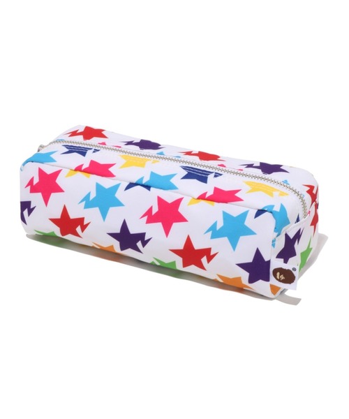 A BATHING APE(アベイシングエイプ)の「STA PATTERN FLIGHT POUCH TRAVEL(ハンドバッグ・メンズ・ホワイト/ブラック・FREE)」の3枚目の写真