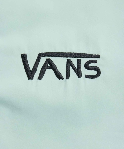 VANS（バンズ）の「RIROO ウィメンズ クロップド ベースボールジャケット / RIROO CROPPED BASEBALL JACKET / VN000SPWEMW1（スタジャン・レディース・セージグリーン・X-LARGE/SMALL/MEDIUM/LARGE）」の4枚目の写真