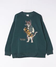 8(eight)（エイト）の「裏起毛ラバープリントトレーナー（スウェット