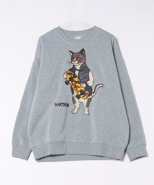 8(eight)（エイト）の「裏起毛ラバープリントトレーナー（スウェット