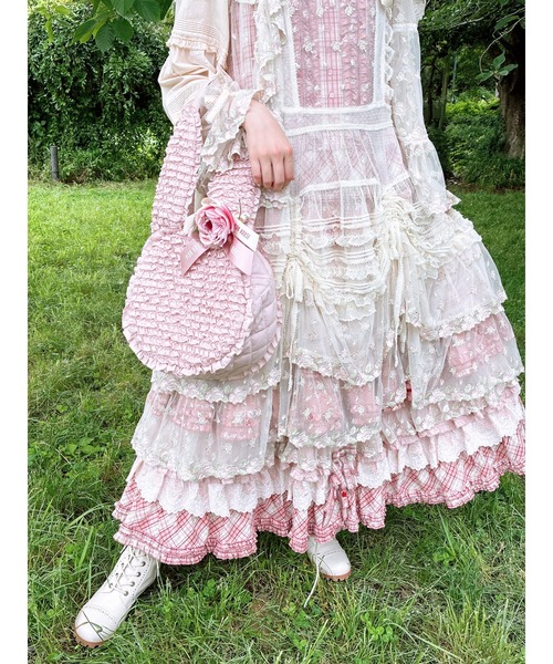 ローズレース使いタブリエ（その他トップス）｜PINK HOUSE（ピンク