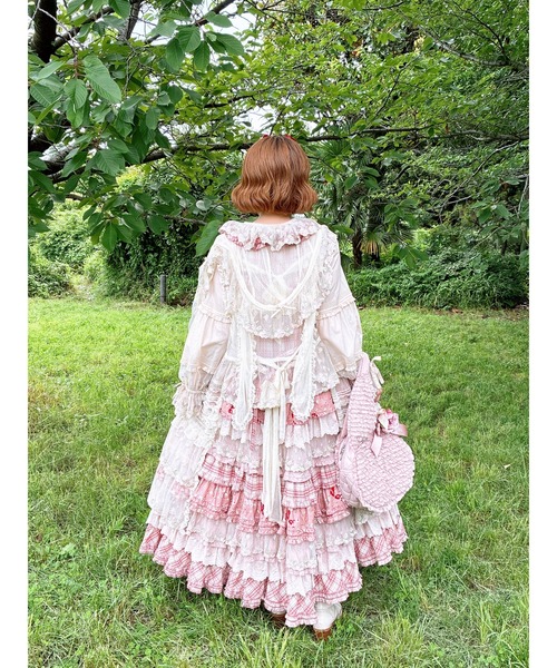 ローズレース使いタブリエ（その他トップス）｜PINK HOUSE（ピンク