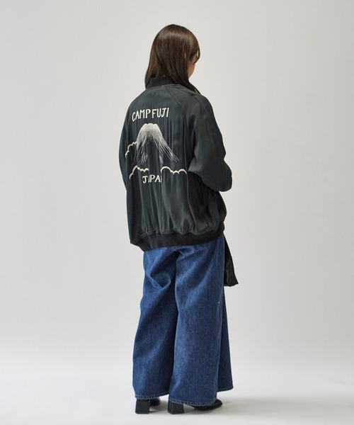 REMI RELIEF/レミレリーフ レーヨンツイルスカジャン（スカジャン