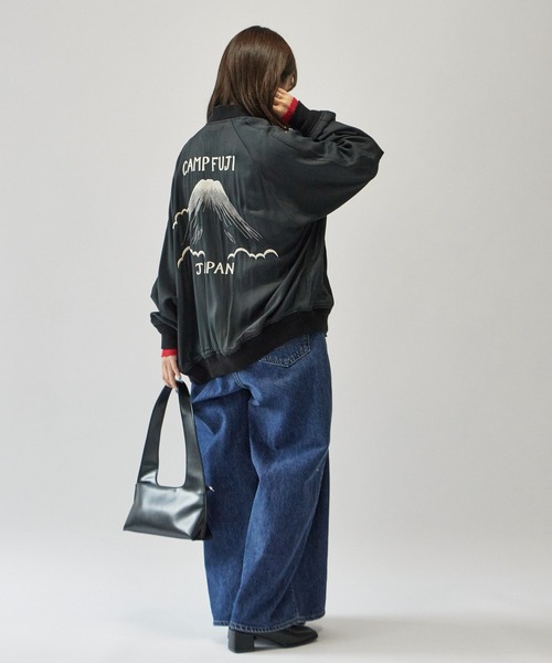 REMI RELIEF/レミレリーフ レーヨンツイルスカジャン（スカジャン