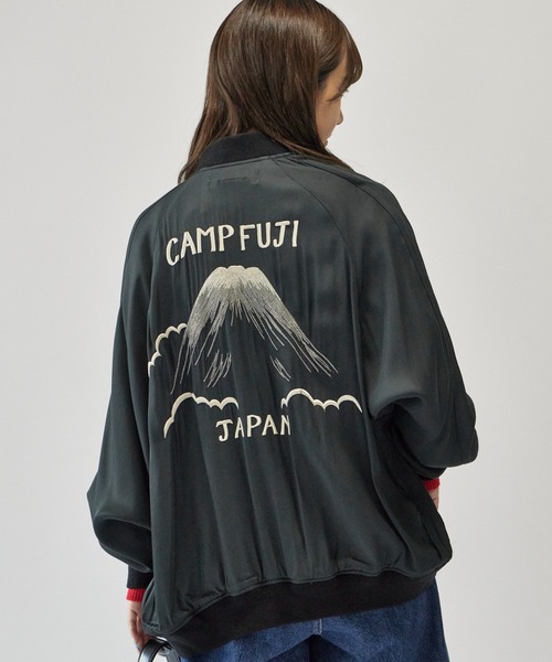 REMI RELIEF/レミレリーフ レーヨンツイルスカジャン（スカジャン