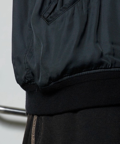 REMI RELIEF(レミレリーフ)の「REMI RELIEF/レミレリーフ レーヨンツイルスカジャン(スカジャン・メンズ・チャコール・M/L/XL)」の5枚目の写真