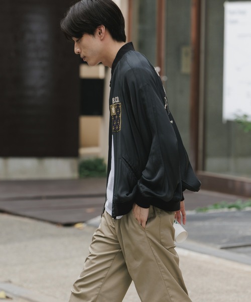 REMI RELIEF/レミレリーフ レーヨンツイルスカジャン（スカジャン