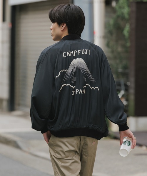 セール】REMI RELIEF/レミレリーフ レーヨンツイルスカジャン