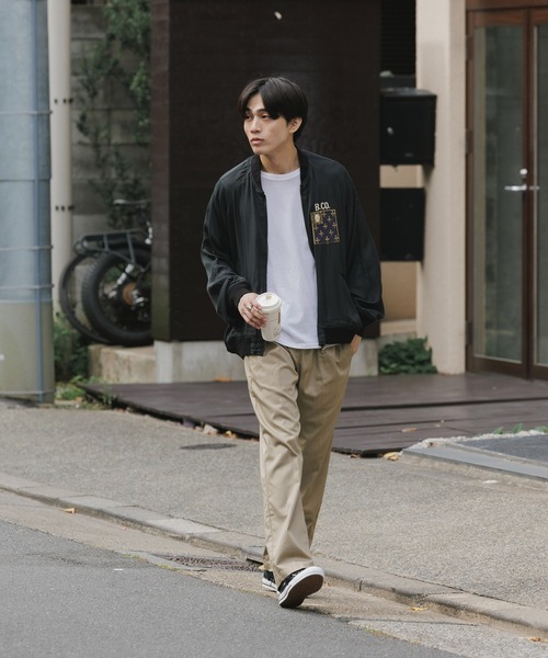 REMI RELIEF/レミレリーフ レーヨンツイルスカジャン（スカジャン