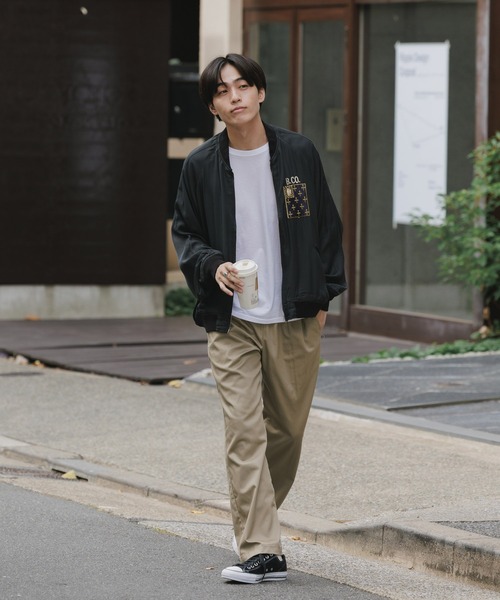 REMI RELIEF/レミレリーフ レーヨンツイルスカジャン（スカジャン