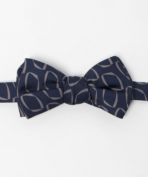 UNITED ARROWS（ユナイテッドアローズ）の「ジオメトリック プリント ボウタイ（蝶ネクタイ・メンズ・ネイビー/ワイン・FREE）」の6枚目の写真