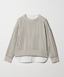 ラメ メッシュニット＋Tシャツ ＜A DAY IN THE LIFE＞