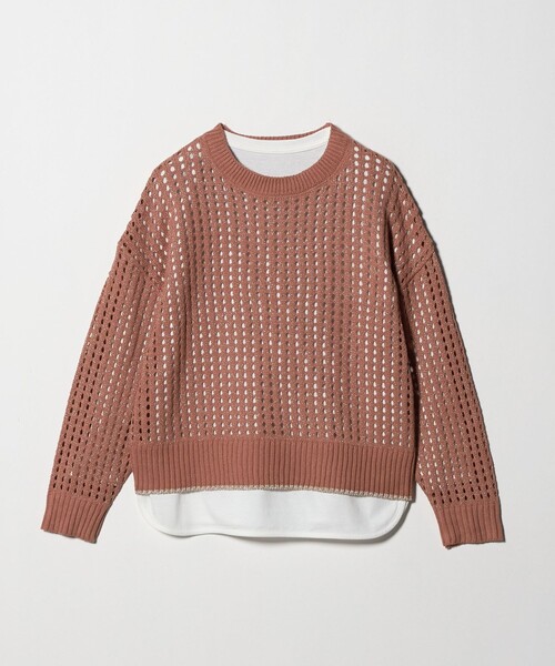 セール】ラメ メッシュニット＋Tシャツ ＜A DAY IN THE LIFE＞（ニット