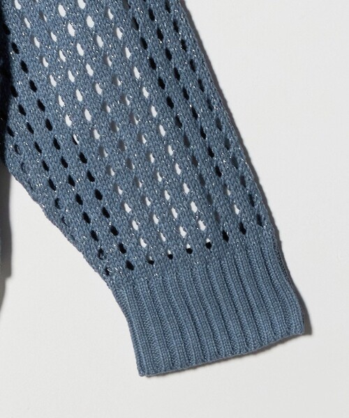 A DAY IN THE LIFE UNITED ARROWS(アデイインザライフユナイテッドアローズ)の「ラメ メッシュニット+Tシャツ <A DAY IN THE LIFE>(ニット/セーター・レディース・ナチュラル/コバルトブルー/オレンジ/ダークグレー・FREE)」の7枚目の写真