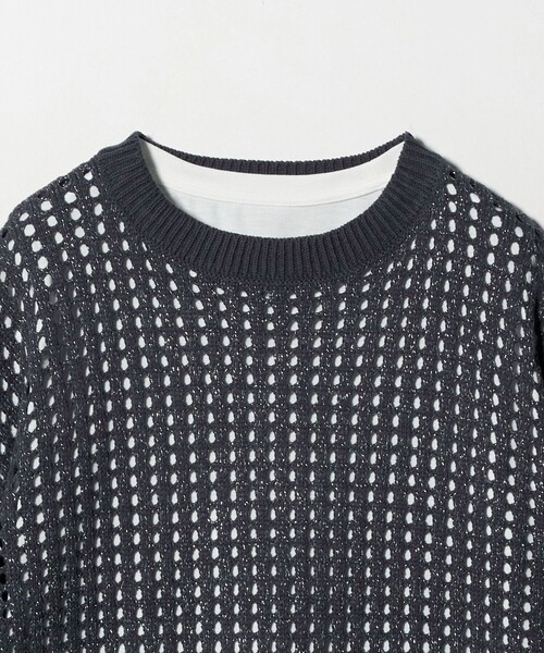A DAY IN THE LIFE UNITED ARROWS(アデイインザライフユナイテッドアローズ)の「ラメ メッシュニット+Tシャツ <A DAY IN THE LIFE>(ニット/セーター・レディース・ナチュラル/コバルトブルー/オレンジ/ダークグレー・FREE)」の19枚目の写真