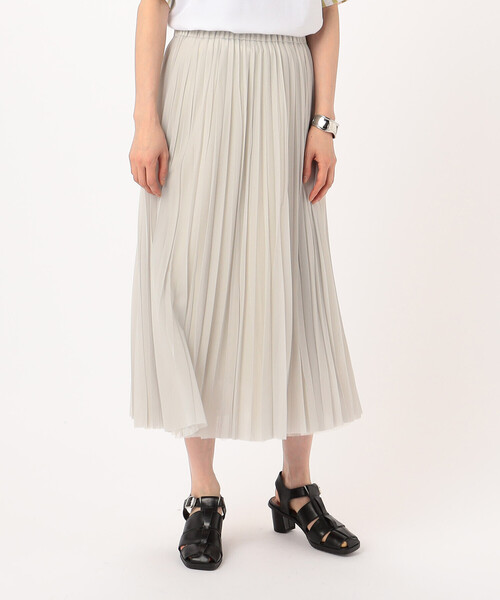 COMME CA（コムサ）の「【リバーシブル】ソフトチュール×オーガンジートリコット広幅 スカート（スカート・レディース・チャコール/ピンク/ライトグレー・9号/11号）」の5枚目の写真