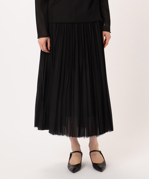 COMME CA（コムサ）の「【リバーシブル】ソフトチュール×オーガンジートリコット広幅 スカート（スカート・レディース・チャコール/ピンク/ライトグレー・9号/11号）」の11枚目の写真