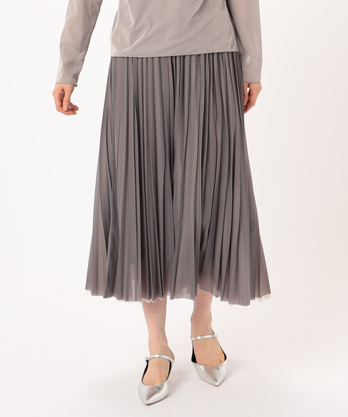 COMME CA（コムサ）の「【リバーシブル】ソフトチュール×オーガンジートリコット広幅 スカート（スカート・レディース・チャコール/ピンク/ライトグレー・9号/11号）」の16枚目の写真