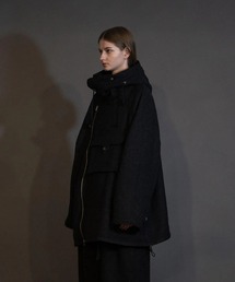 my beautiful landlet（マイビューティフルランドレット）の「【my beautiful landlet】 BISHU WOOL OVERSIZED HOOD BLOUSON（ミリタリージャケット）」