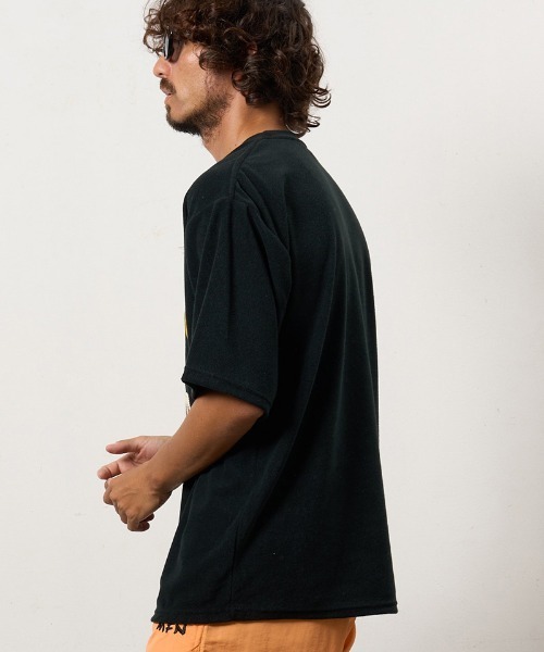 STUD MUFFIN(スタッドマフィン)の「mt10081-TCパイル アンカーロープ刺繍スマイルパフパッチオーバーサイズSSシャツ Tシャツ(614-02880)(Tシャツ/カットソー・メンズ・ホワイト/ブラック/ミックスグレー・2/3/4)」の9枚目の写真