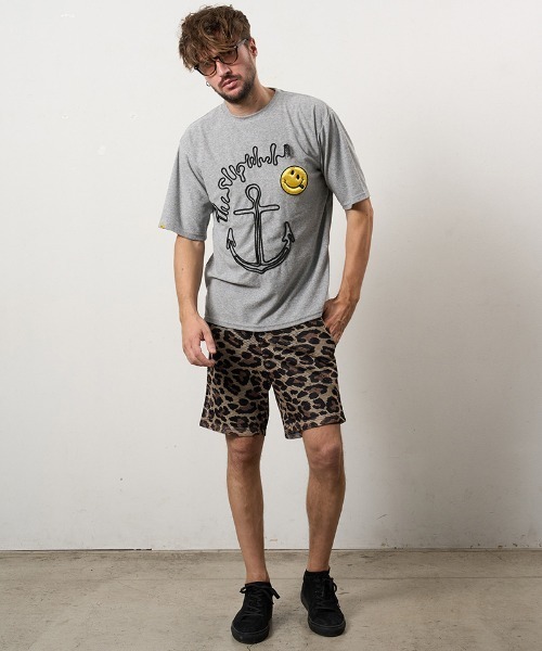 STUD MUFFIN(スタッドマフィン)の「mt10081-TCパイル アンカーロープ刺繍スマイルパフパッチオーバーサイズSSシャツ Tシャツ(614-02880)(Tシャツ/カットソー・メンズ・ホワイト/ブラック/ミックスグレー・2/3/4)」の22枚目の写真
