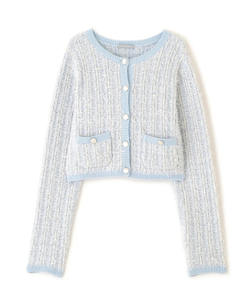 JILL by JILL STUART（ジルバイジルスチュアート）の「◇ラメツイードニットカーディガン（ニット/セーター・レディース・ブルー/レッド/ホワイト・FREE）」の17枚目の写真