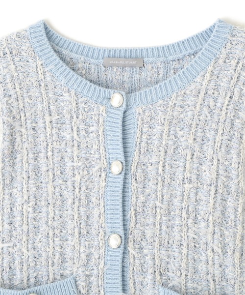 JILL by JILL STUART（ジルバイジルスチュアート）の「◇ラメツイードニットカーディガン（ニット/セーター・レディース・ブルー/レッド/ホワイト・FREE）」の19枚目の写真