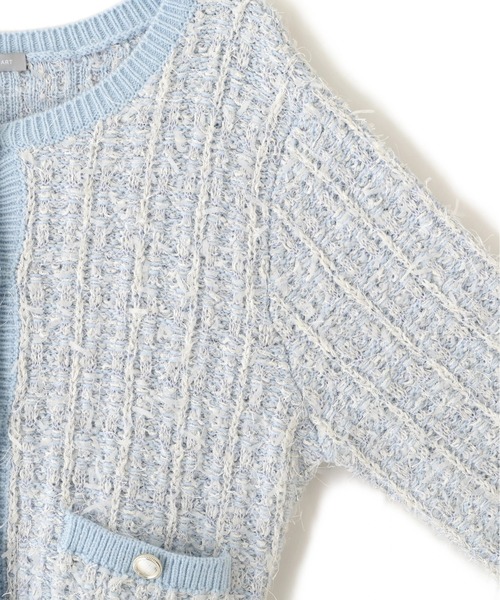 JILL by JILL STUART（ジルバイジルスチュアート）の「◇ラメツイードニットカーディガン（ニット/セーター・レディース・ブルー/レッド/ホワイト・FREE）」の20枚目の写真