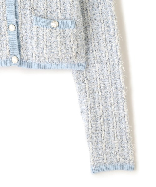 JILL by JILL STUART（ジルバイジルスチュアート）の「◇ラメツイードニットカーディガン（ニット/セーター・レディース・ブルー/レッド/ホワイト・FREE）」の21枚目の写真