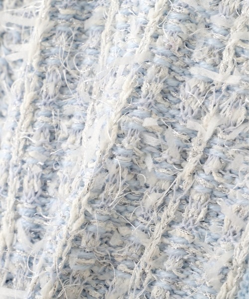 JILL by JILL STUART（ジルバイジルスチュアート）の「◇ラメツイードニットカーディガン（ニット/セーター・レディース・ブルー/レッド/ホワイト・FREE）」の18枚目の写真