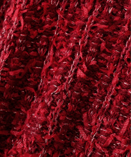 JILL by JILL STUART（ジルバイジルスチュアート）の「◇ラメツイードニットカーディガン（ニット/セーター・レディース・ブルー/レッド/ホワイト・FREE）」の16枚目の写真