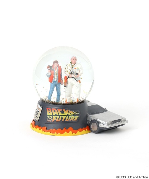 バックトゥザフューチャー　スノードーム　nikoand バック・トゥ・ザ・フューチャー】コラボ スノードーム（インテリア